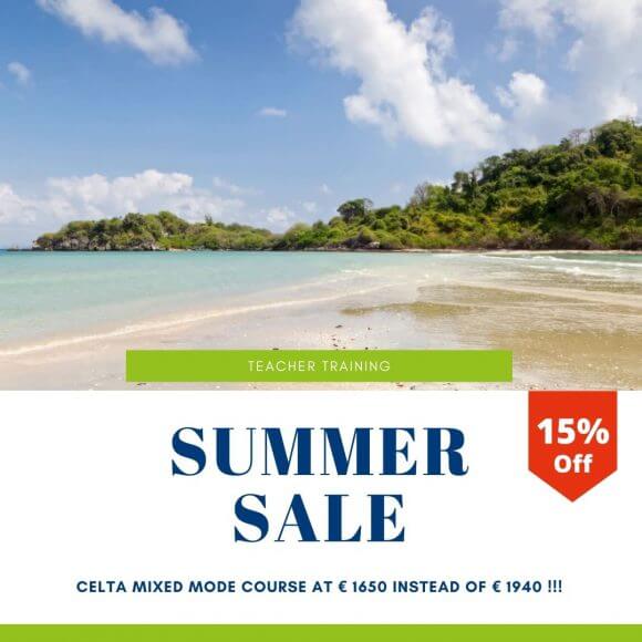 CELTA Summer Sale