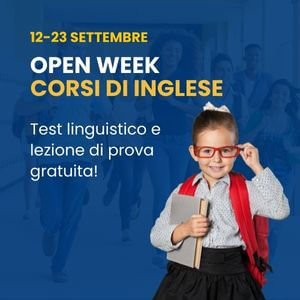Open week corsi di inglese per bambini