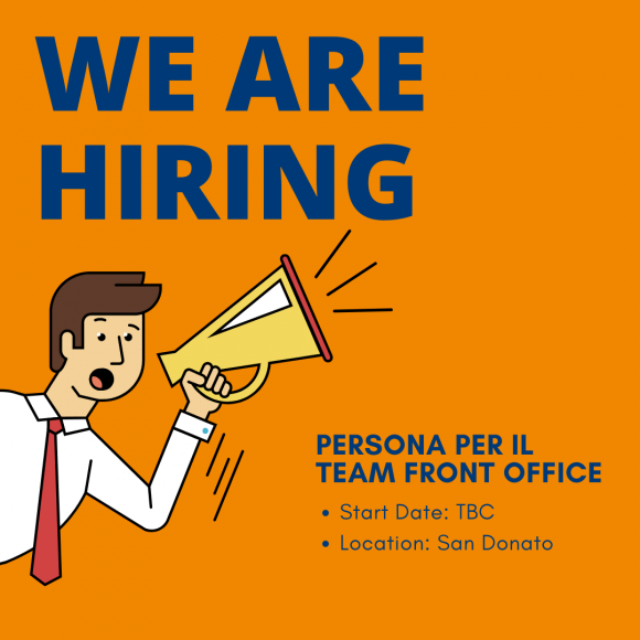 Job opening: persona per il team front office