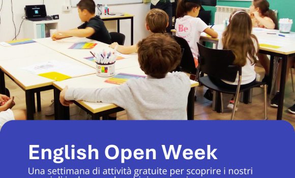 Open week corsi di inglese per bambini